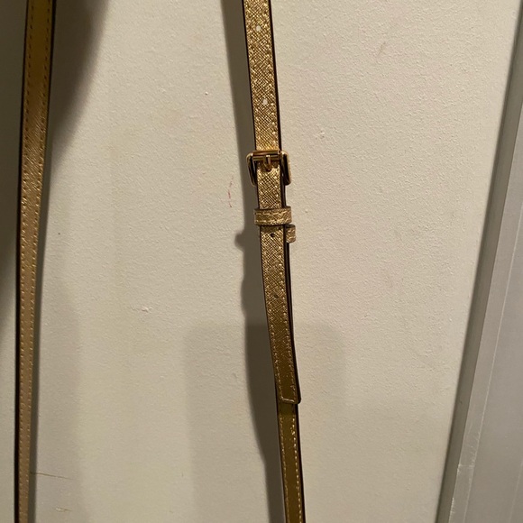 Michael Kors Gold Leather Bag - Picture 2 of 10